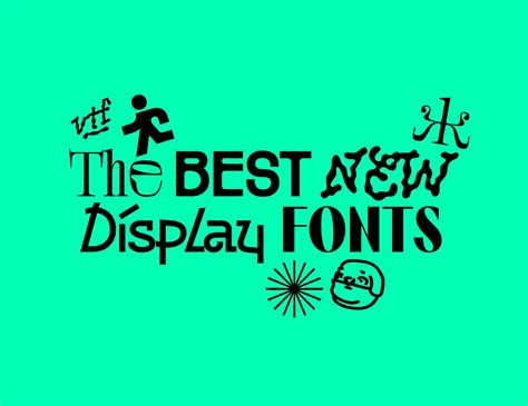 Best display fonts